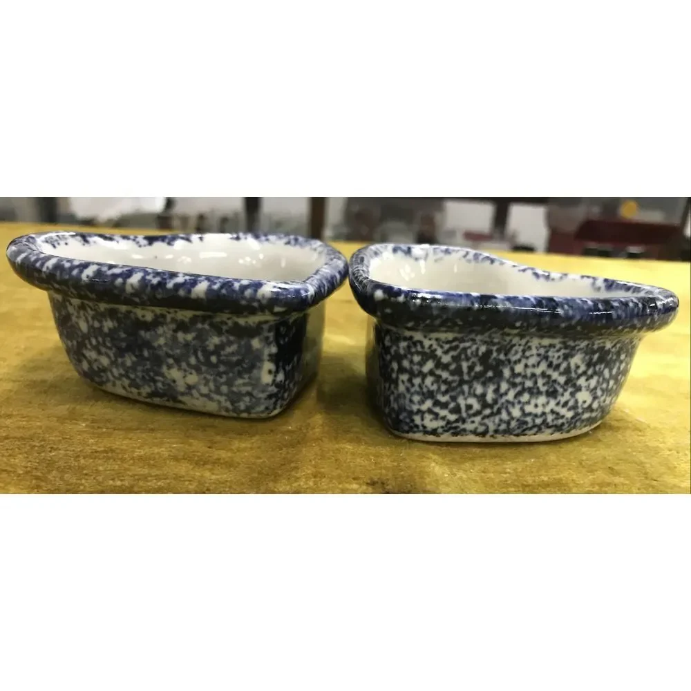Pair of Stoneware Blue 3